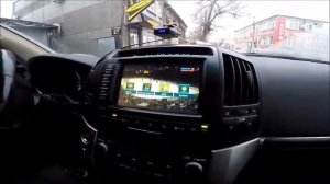 Установка цифрового тв тюнера в авто Toyota Land Cruiser 200.