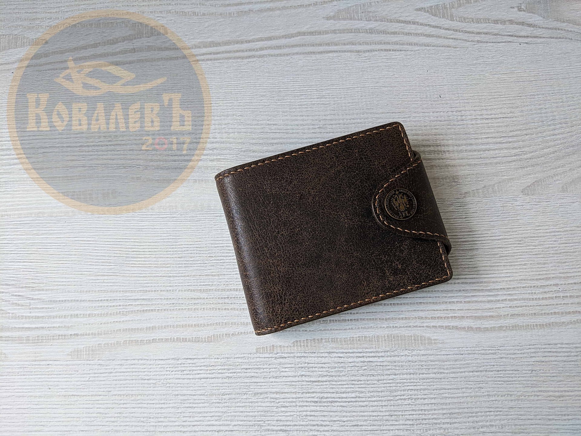 Кожаный кошелек из необычной кожи. Ручная работа! смотреть онлайн