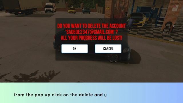 How to Delete Car Parking Multiplayer account