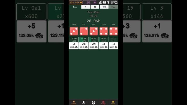 Idle Dice 2 (by Lutsgames) - free offline casual dice game for Android - gameplay. смотреть онлайн