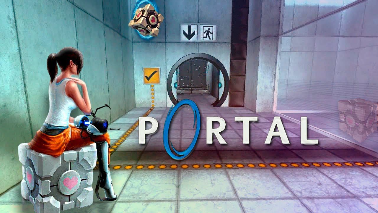 Опасные прыжки сквозь Порталы.▶️Полное прохождение игры Portal