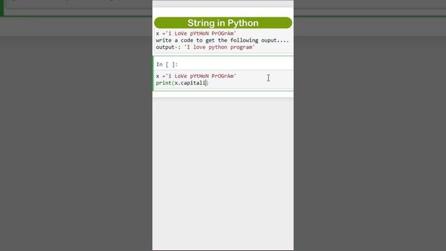 Python Programming