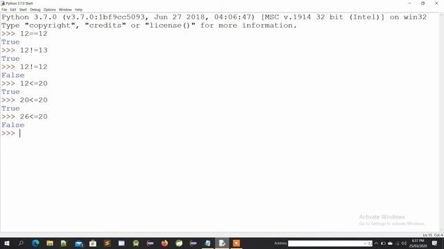 Comparison Operators in Python | in Hindi смотреть онлайн