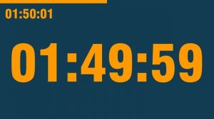 3 hour 40 minute timer (with end alarm, time elapsed and progress bar)