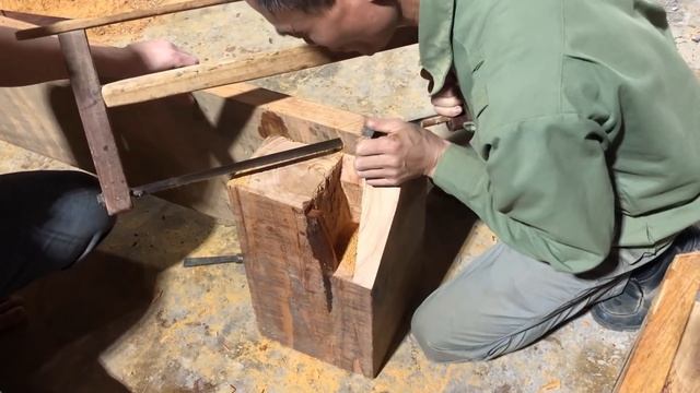 How To Build A King Size Bed From Hardwood Monolithic - Magic Techniques and Skills in Woodworking! смотреть онлайн
