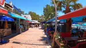 Bodrum Bitez Beach Walking Tour l July 2021 Turkey [4K HDR]