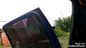 Четкий вид за копейки, губа из родного бампера, широкие , черные рамки.как собрать салон ИЖ ОДА.