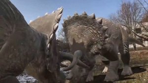 Динозавры  снятые на камеру.