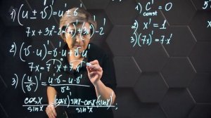 Вычисление производных. 10 класс. (720p)