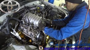 Замена ГРМ на 2UZ-FE — Toyota Land Cruiser 100 Часть 1...