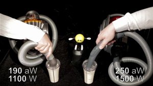 Тест потери мощности Dyson DC22 vs Electrolux  T8