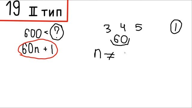 ЕГЭ Математика (Базовый уровень) 19е задание (II тип)