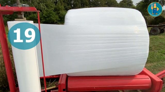 Агрострейч-пленка из Турции, тест на натяжение, клиент с 7летним опытом тестирует нашу пленку! смотреть онлайн