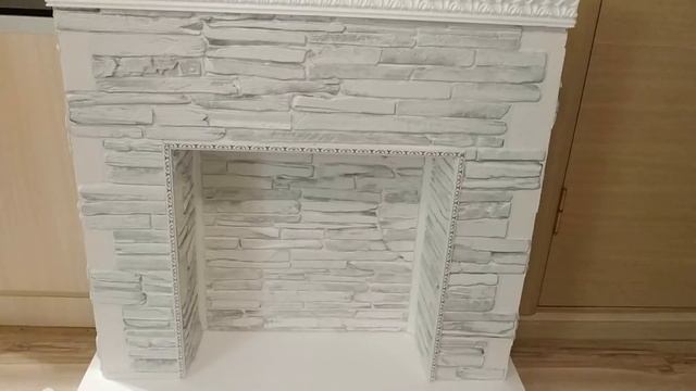 ФАЛЬШ-КАМИН СВОИМИ РУКАМИ ЛЕГКИЙ СПОСОБ * DIY decorative fireplace * ДЕКАБРЬ 2018 смотреть онлайн