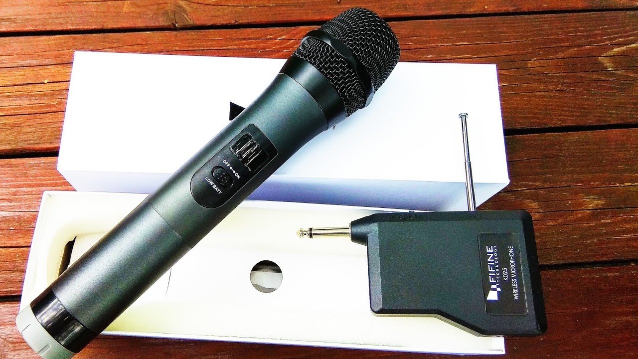 Беспроводный микрофон FIFINE UHF K025 / Wireless microphone FIFINE UHF K025