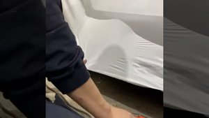 Клеим виниловую пленку без каналов. Оракал.