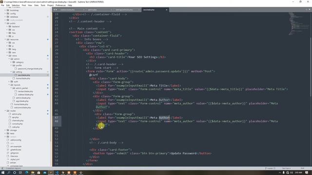 13 Laravel Ecommerce Full Course Step By Step | seo dynamic on laravel смотреть онлайн
