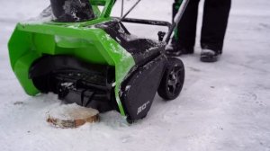 Снегоуборщик Greenworks GD60ST аккумуляторный 60V (арт 2602407)