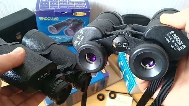 Сравнение биноклей БПЦ 16х50 ЗОМЗ и БПЦ 15х50 КОМЗ. смотреть онлайн