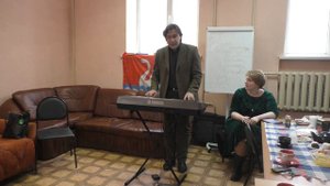 Никита Локшин и Светлана Лобанова.Вторая встреча в литературном клубе. 04 марта 2018 года.