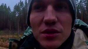 Охота на лося в дождливую погоду.