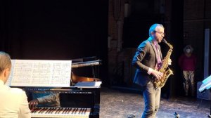 Girl From Ipanema. Saxophone and Piano. David Hernando Vitores & Sandro Bakhuashvili.