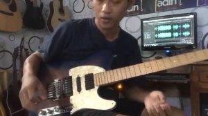 #VIRAL GAES....HASIL UPGRADE GITAR FENDER TELECASTER MOD TREMOLLO EDGE ZERO ZPS....MAKASIH MAS ADIN