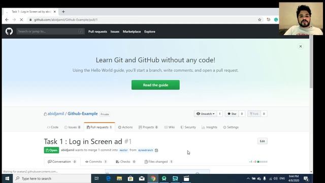 Android Studio & GitHub - Tutorial 4 Create Pull Request & Merge Branches - Urdu / Hindi смотреть онлайн