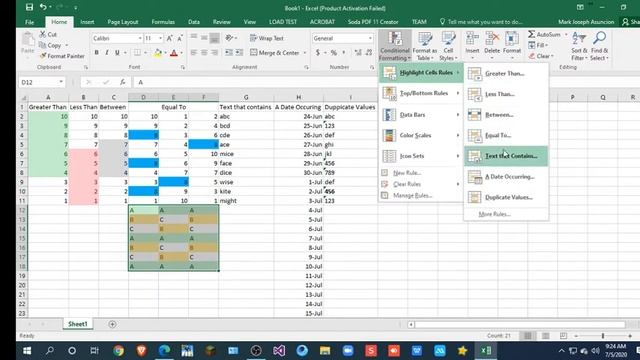 Lesson 6 Styles Conditional Formatting Part 1 Highlight Cell Rules смотреть онлайн