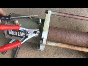 Запуск лебёдки после ремонта.