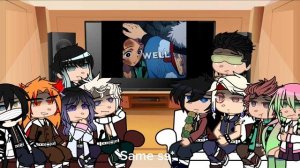 Hashiras react to kamaboko squad II tanjiro and his backstory II maybe bad reactions II part 1