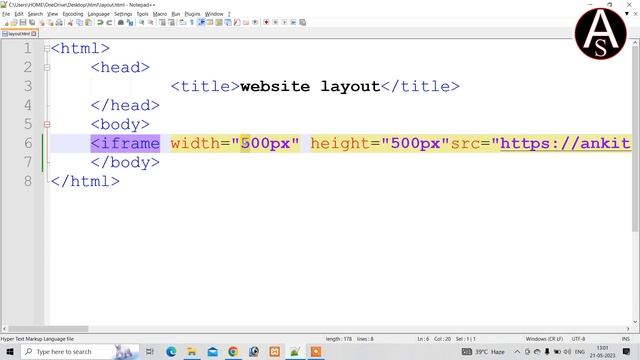HTML || IFRAME TAGS III || PART- 17