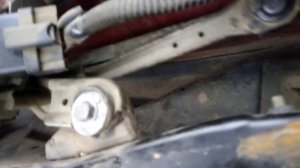 Работа трапеции стеклоочистителя Nissan Note