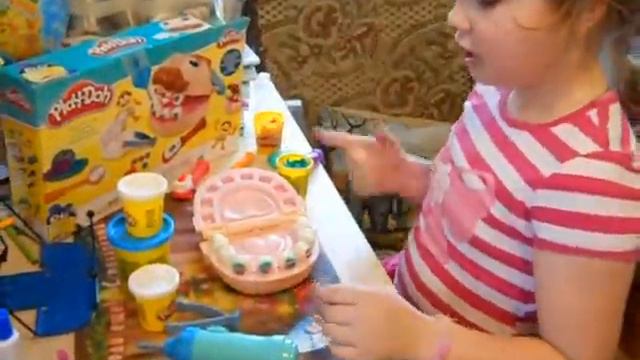 Игра в набор PLAY-DOh Мистер зубастик смотреть онлайн