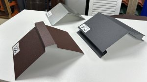 Варианты кровельных коньков для крыш из металлочерепицы или профнастила