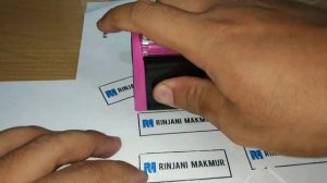 Cara melepas bak tinta stempel TRODAT bulat 3 cm