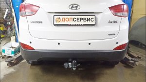 Фаркоп Hyundai IX35 легкосъемный шар под квадрат