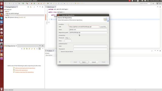 Git Tutorial 1: Creating Github Repo And Sharing Project In Eclipse 4.5.1