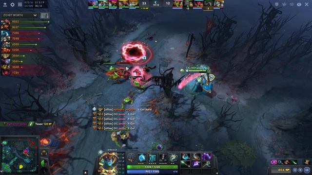 OG.n0tail Oracle Gameplay - Ranked Match - OG Dota 2. смотреть онлайн