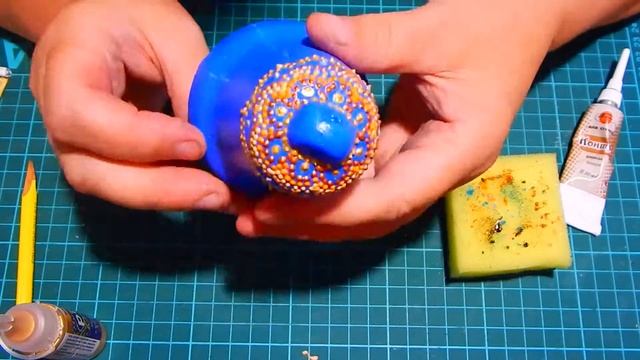 Точечная роспись колокольчика. Мастер-класс. смотреть онлайн