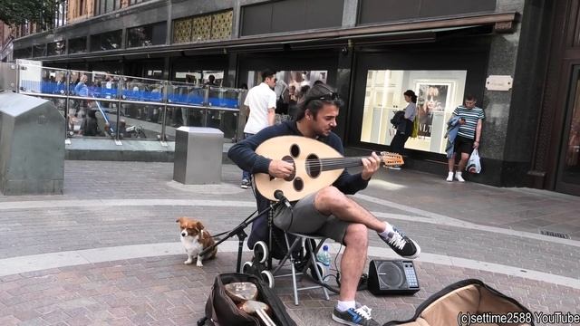 The "Oud" Musical Instrument from the Middle East. London Street Music смотреть онлайн