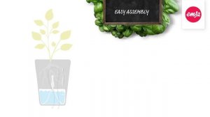 Горшок с автополивом EMSA