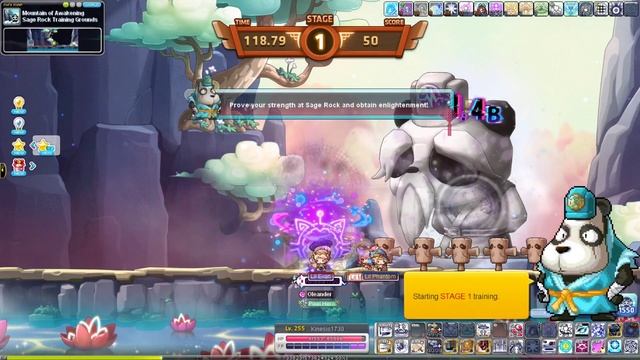 MapleStory AWAKE - Lvl 255 Kinesis Sage Rock Training Grounds смотреть онлайн
