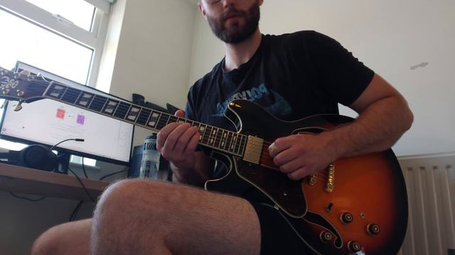 New guitar Ibanez as113 - random improvisation смотреть онлайн