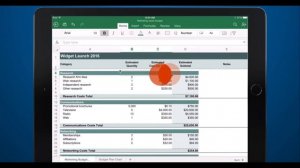 Edit an Excel Sheet on an iOS Device