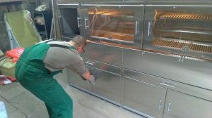 Мангал профессиональный для закрытых помещений