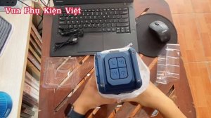 Bóc hộp Loa Bluetooth Hoco HC6,loa bass mạnh, kiểu dáng thể thao | Vua Phụ Kiện Việt
