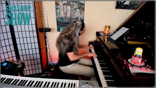 Between the Bars (Elliott Smith) + Tango til They're Sore (Tom Waits) improvised piano mash-up смотреть онлайн