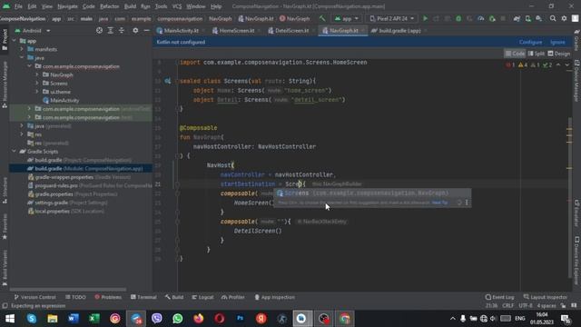 Compose Navigation In Jetpack Compose