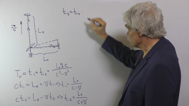 Механика Лекция 14 часть 1 Опыт Майкельсона Морли Лоренцевское сокращение длины Соотношение времени смотреть онлайн